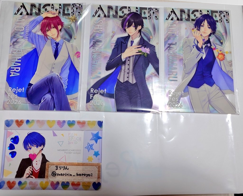 交換】Rejet Fes.2026 Answer ピタゴラスプロダクション ペンライト