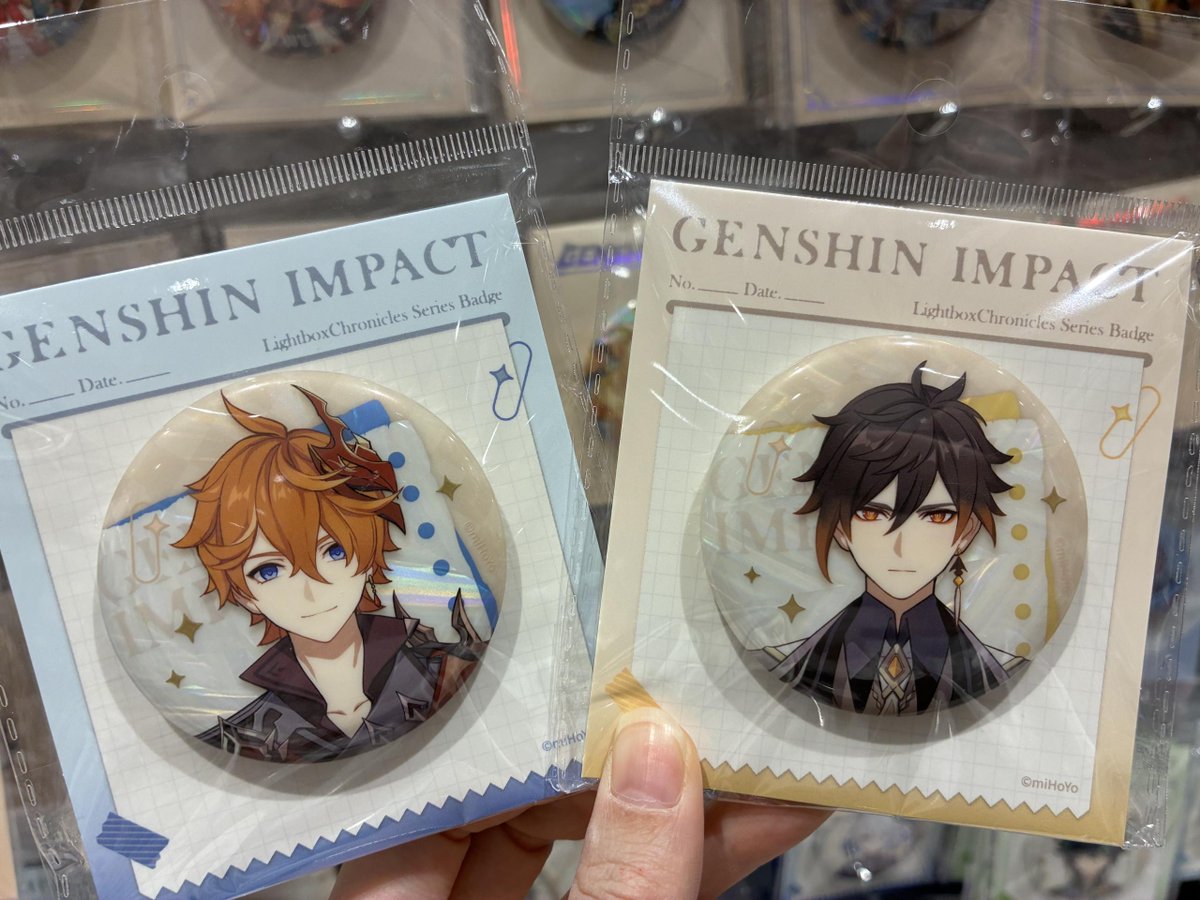 🫧原神 新商品🫧 『拾光映匣 缶バッジ』 フリーナやシトラリなどの