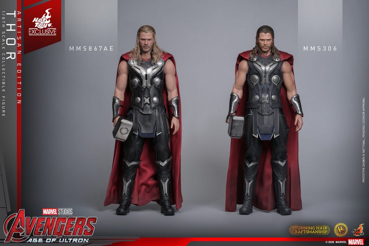 元々ホットトイズの中でも謎に凄まじいクオリティだったソーが、まさかの！