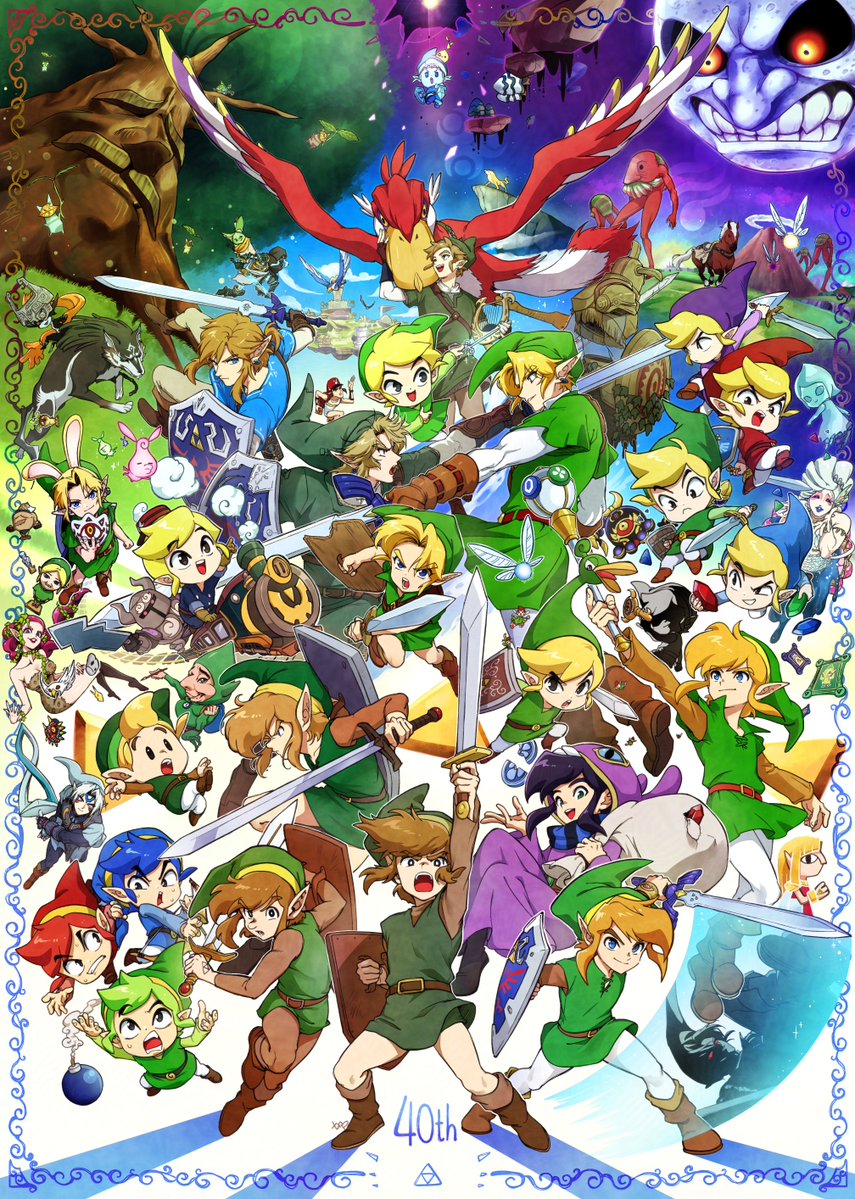 RT @P20752341: 40주년 축하합니다~~~ #ゼルダの伝説40周年 #Zelda40th