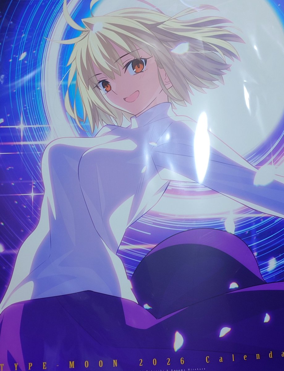 やっと届いたTYPE-MOONカレンダー そして出番のなかった1月イラスト