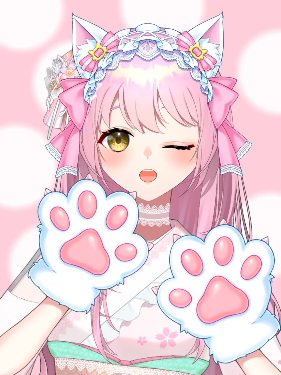 おはようVtuber️ おはよー🌸 今日はにゃんにゃんにゃんฅ^•ω•^ฅ の日で