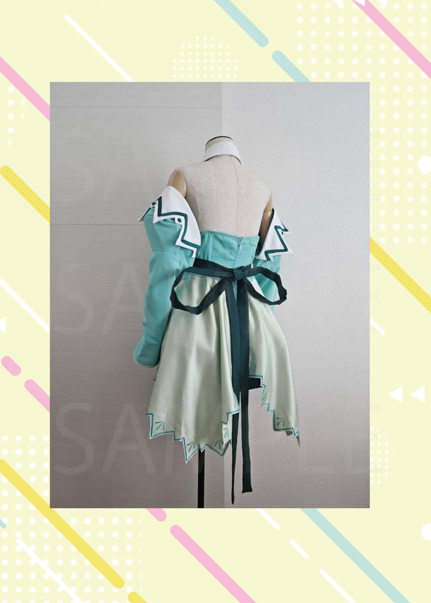 Piaキャロット3』フローラルミント制服受注受付中。サイズは女性M～XXL