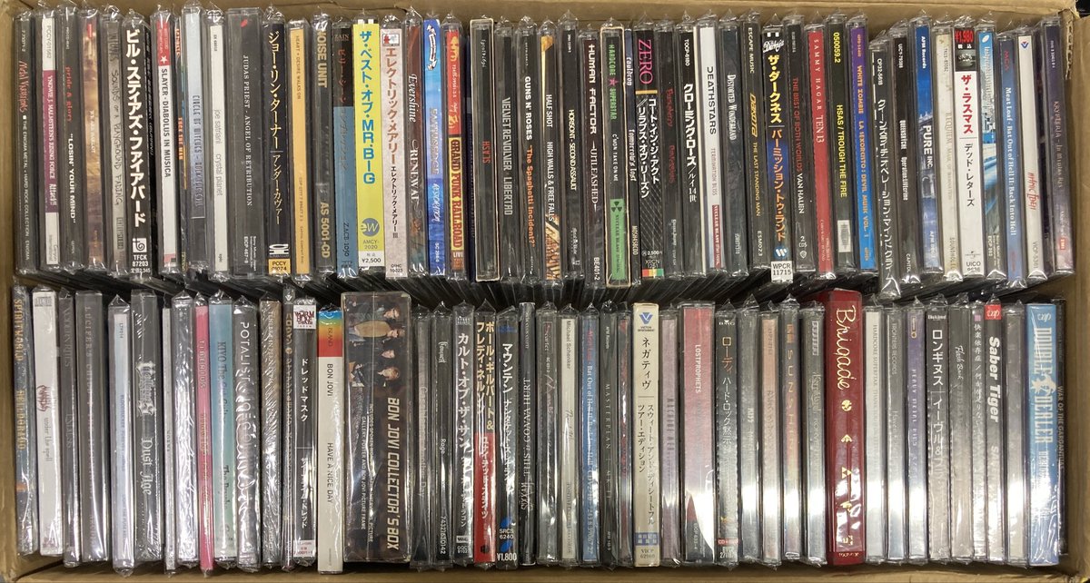 ヤフオク出品中】 ヘヴィメタル・ハードロック全般 中古CD100枚