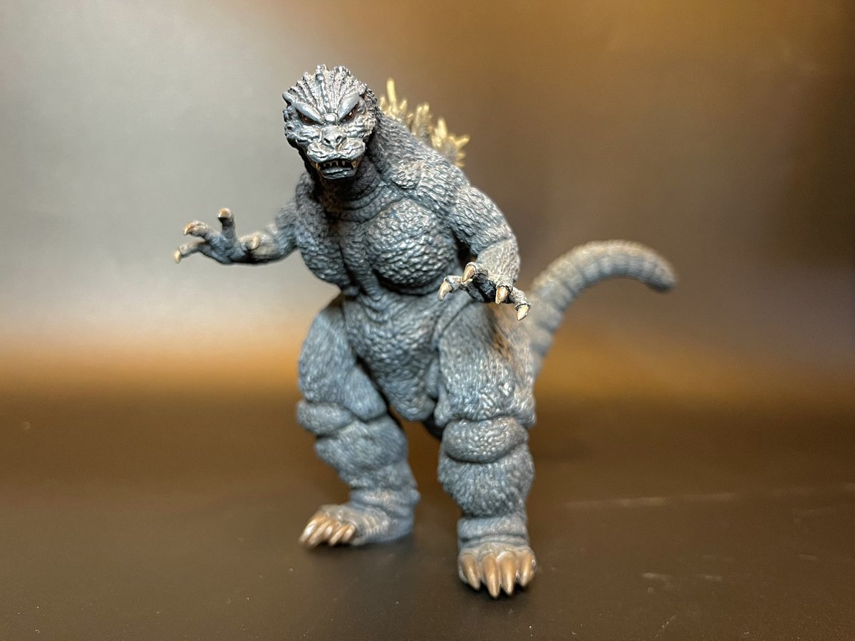 海洋堂:1/1000ゴジラ1994 原型製作:松村しのぶ 30年前に製作したもの