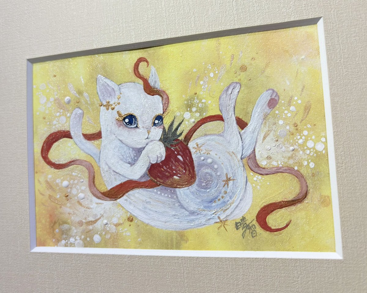 キラキラ⭐️　　花＆猫