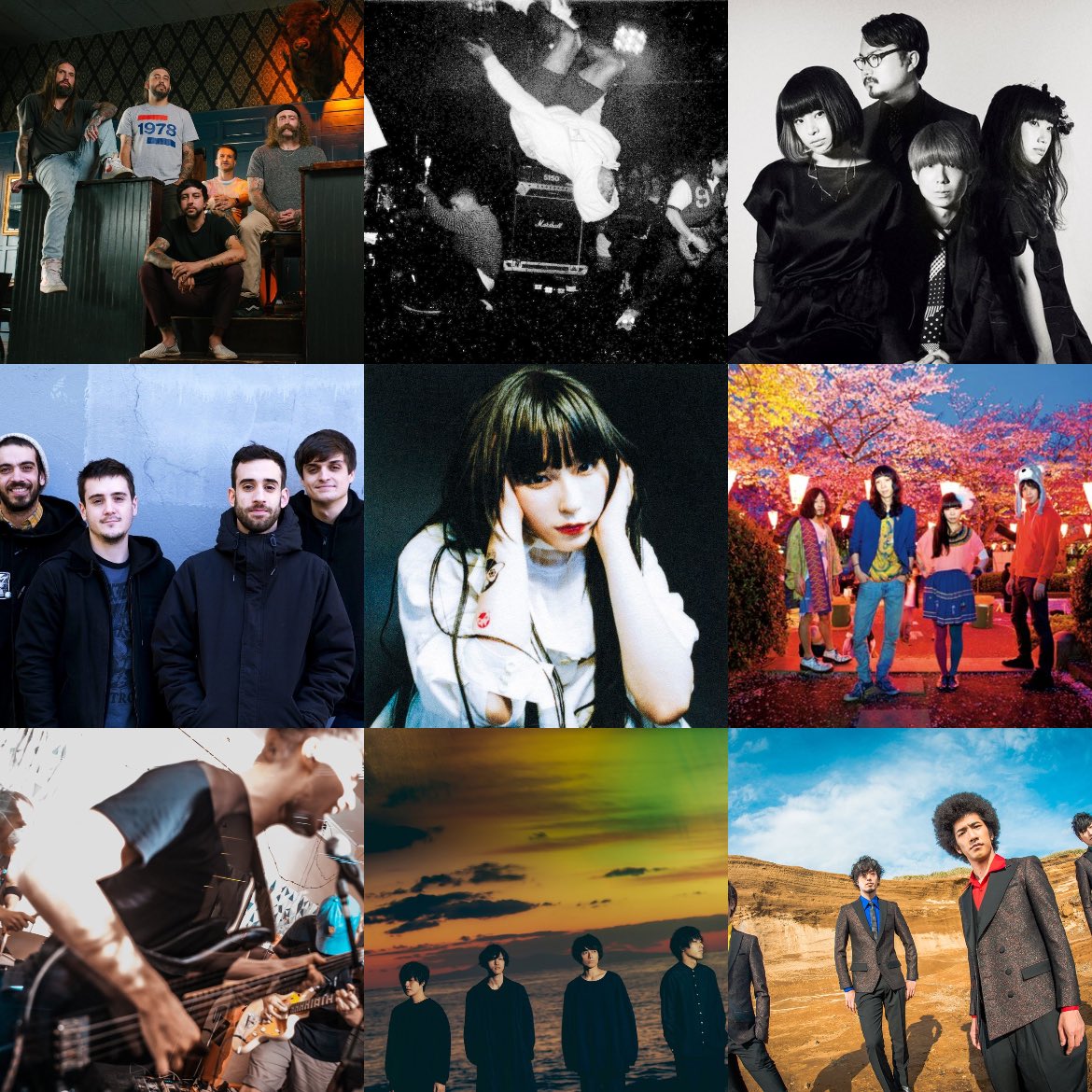 weeklyartist 1. #EveryTimeIDie : 32 2. #Turnstile : 32 3. #ゲスの