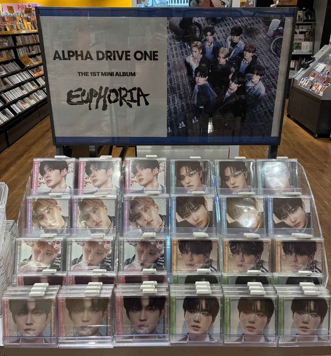 ALPHADRIVEONE】 THE 1ST MINI ALBUM『#EUPHORIA』 ⭐️JEWEL CASE Ver
