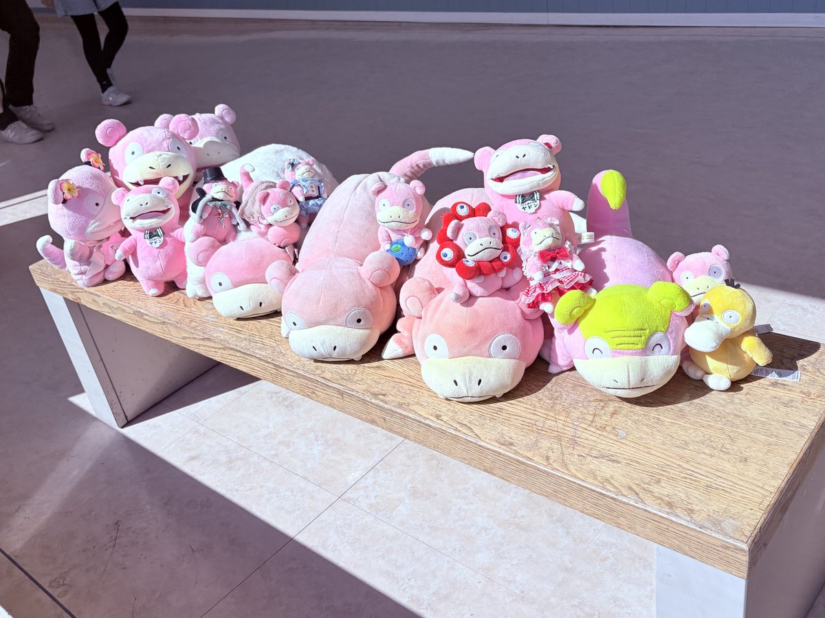 ヤドラーさんちのヤドンちゃん達とお写真撮らせて頂きましたやぁん𐋋 פ