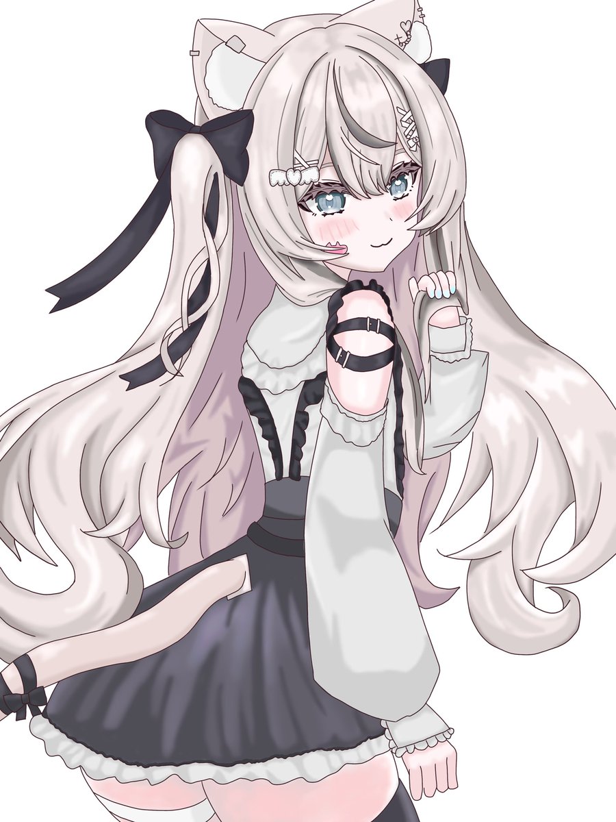 真白猫ミミィ #ましろねすけっち