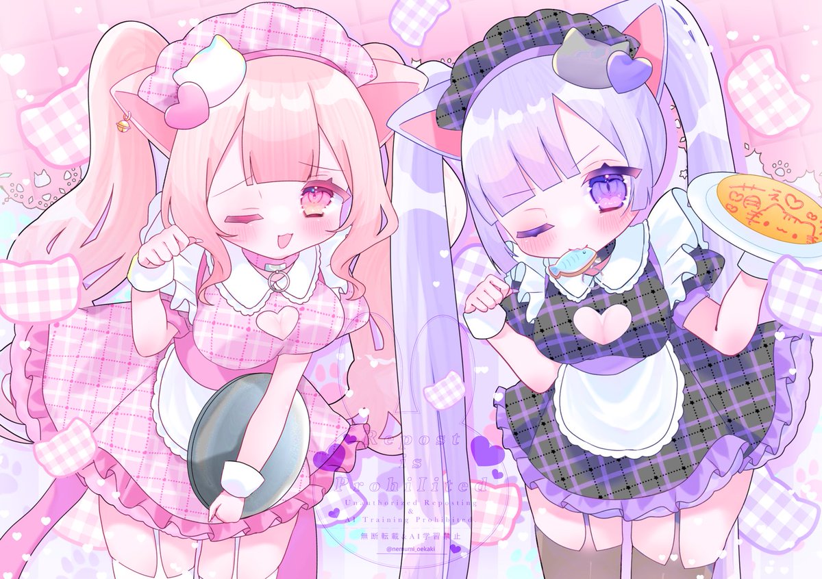 にゃ～ん🐈‍⬛🐈♡ #猫の日