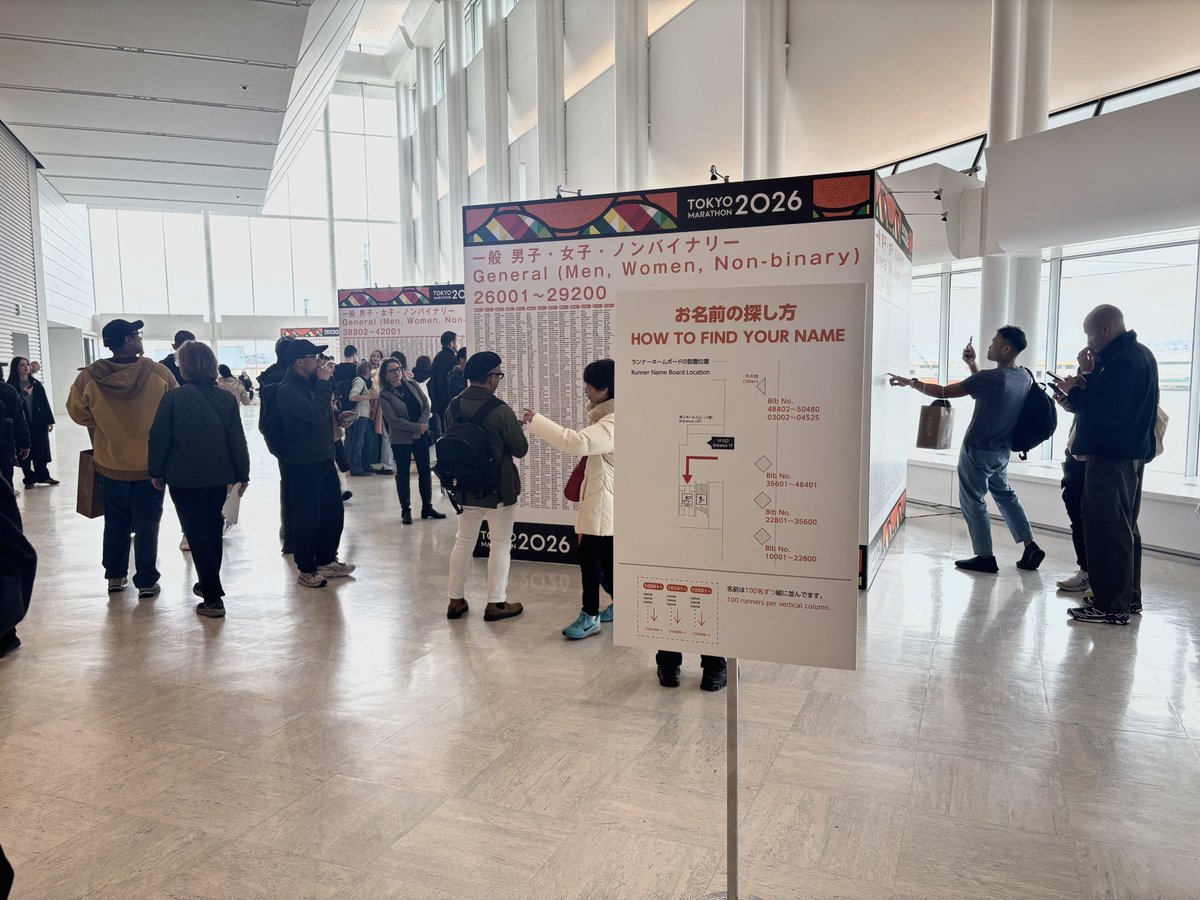 ✨【#東京マラソンEXPO2026】✨ 📢ネームボードもチェック