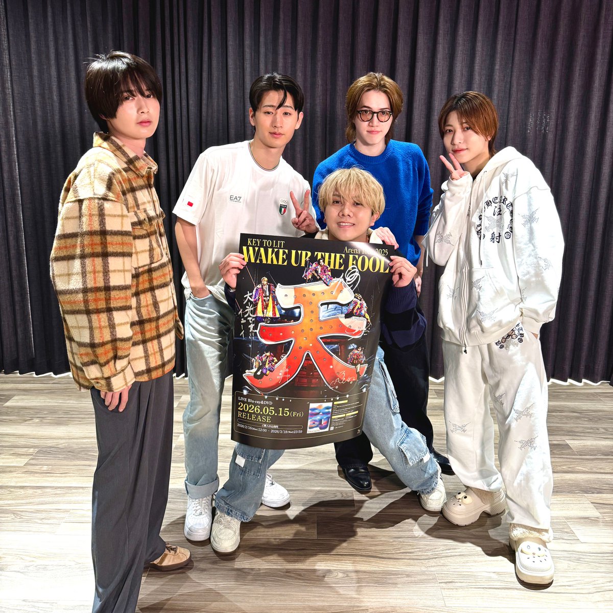 KEY TO LIT Arena Tour 2025 WAKE UP THE FOOL」Blu-ray&DVD】 販売を