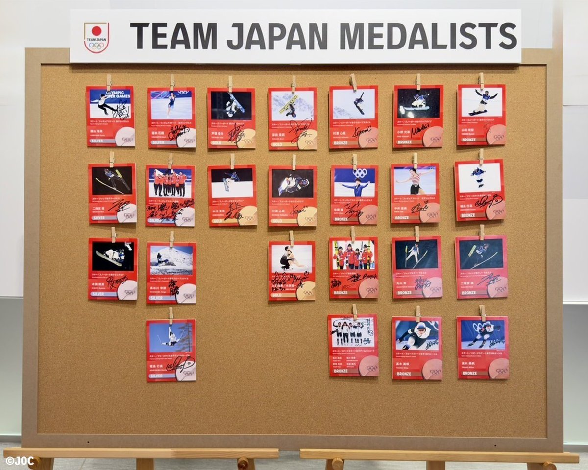 TEAMJAPAN 直筆サイン公開中！ ／ ミラノ・コルティナ2026冬季