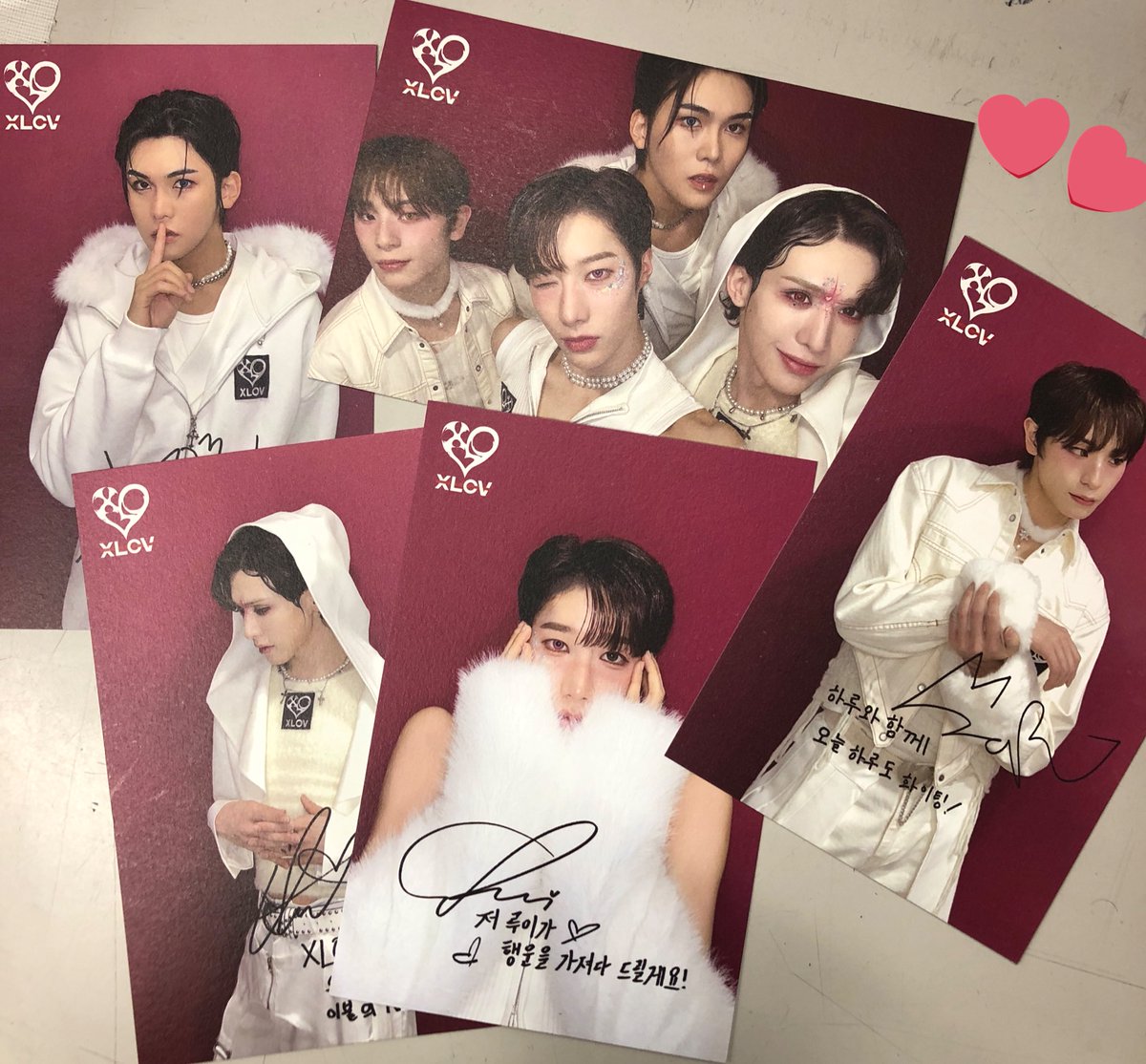 XLOV XLOV ポストカードはーや証明写真、各種トレカが入荷致しました