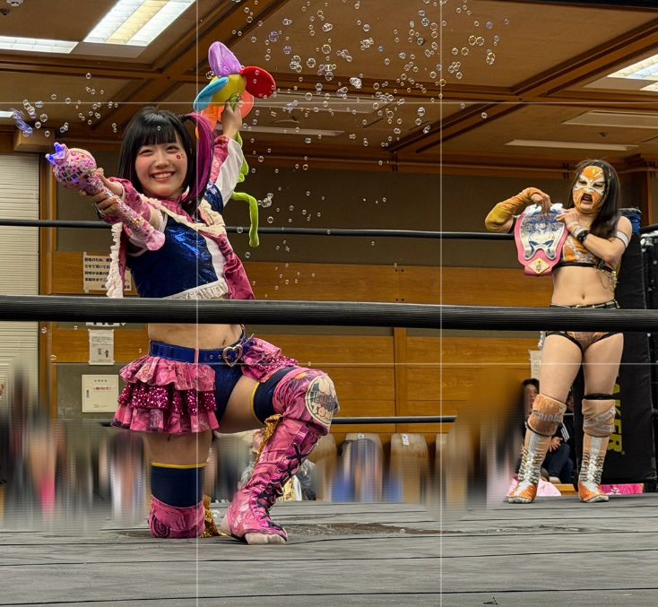 ふたばぷろれす #花園桃花 #アップタウン vs #炎華 #wavepro