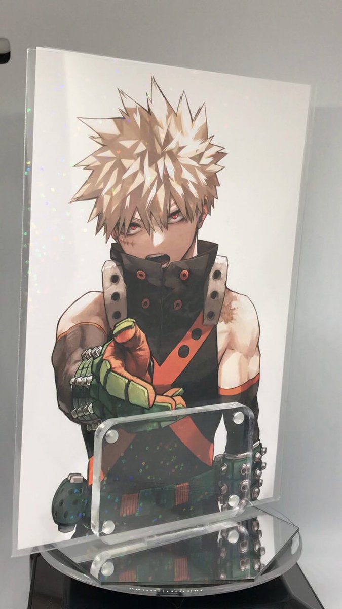 ヒロアカ最終巻（42巻）爆豪のかっちゃん特典イラストカードをホロの袋