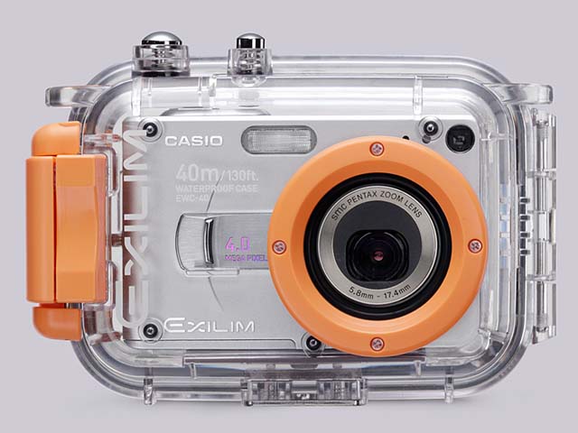 カシオ、EXILIM EX-Z40/30用防水ケース