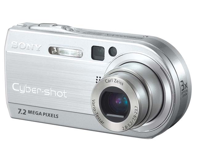 ソニー、720万画素コンパクトデジカメ「サイバーショット DSC-P150」