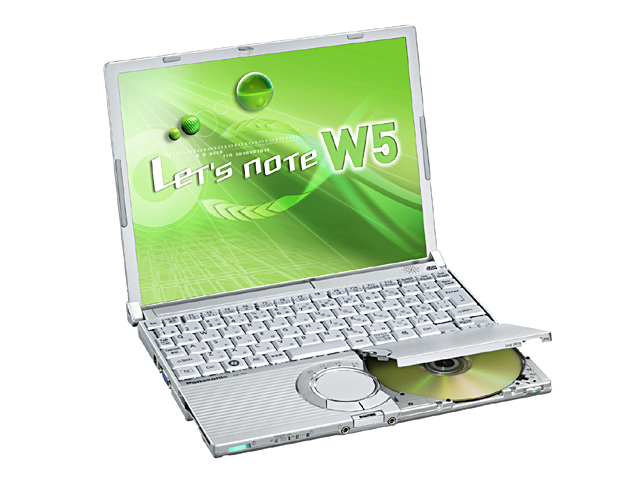 パナソニック、Core Duo搭載になった「Let'snote W5/T5」