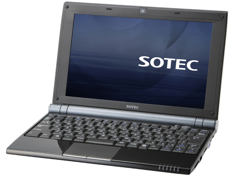オンキヨー、5時間駆動のネットブック店頭モデル「SOTEC C103」