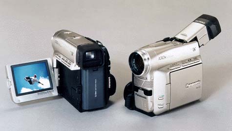 松下、小型のシューティングスタイルDVカメラ