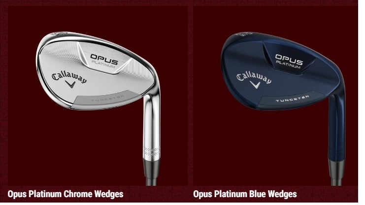 Callaway Opus ウェッジとOpus Platinum ウェッジの新シリーズ