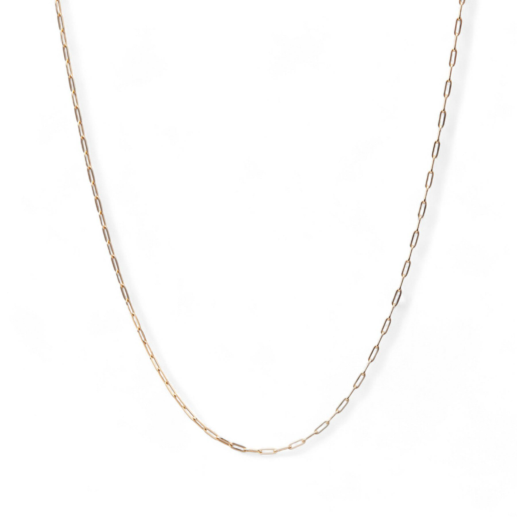 K18YGボリュームクリップチェーン5㎝Zzz品 K18YGボリュームクリップ