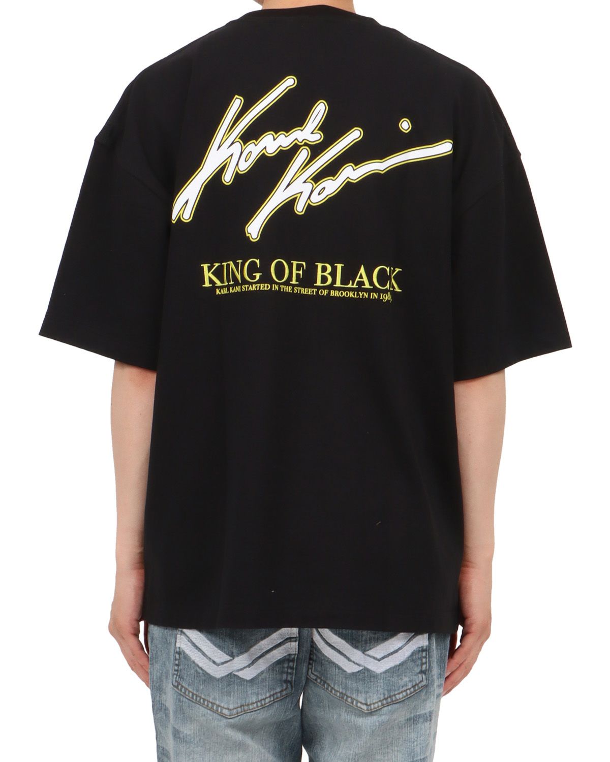 Karl Kani] SL ロゴテープ ビッグシルエット カラー Tシャツ | PEET