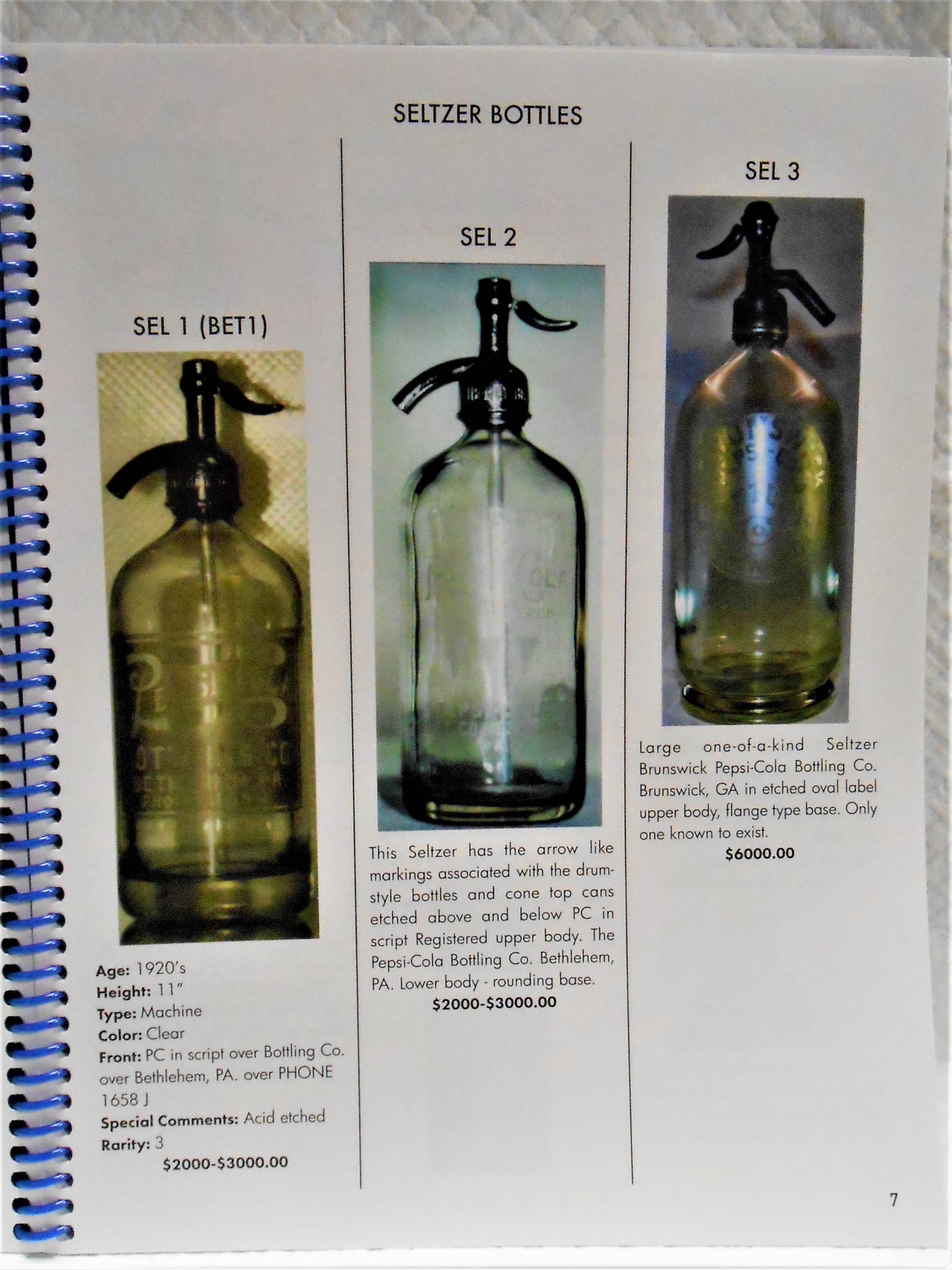 Pepsi-Cola World of Bottles Collectors Guide Vol. 3 – Pepsi-Cola
