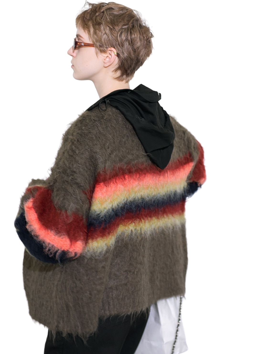 PERVERZE Double Stripe Knit Cardigan 【公式通販】