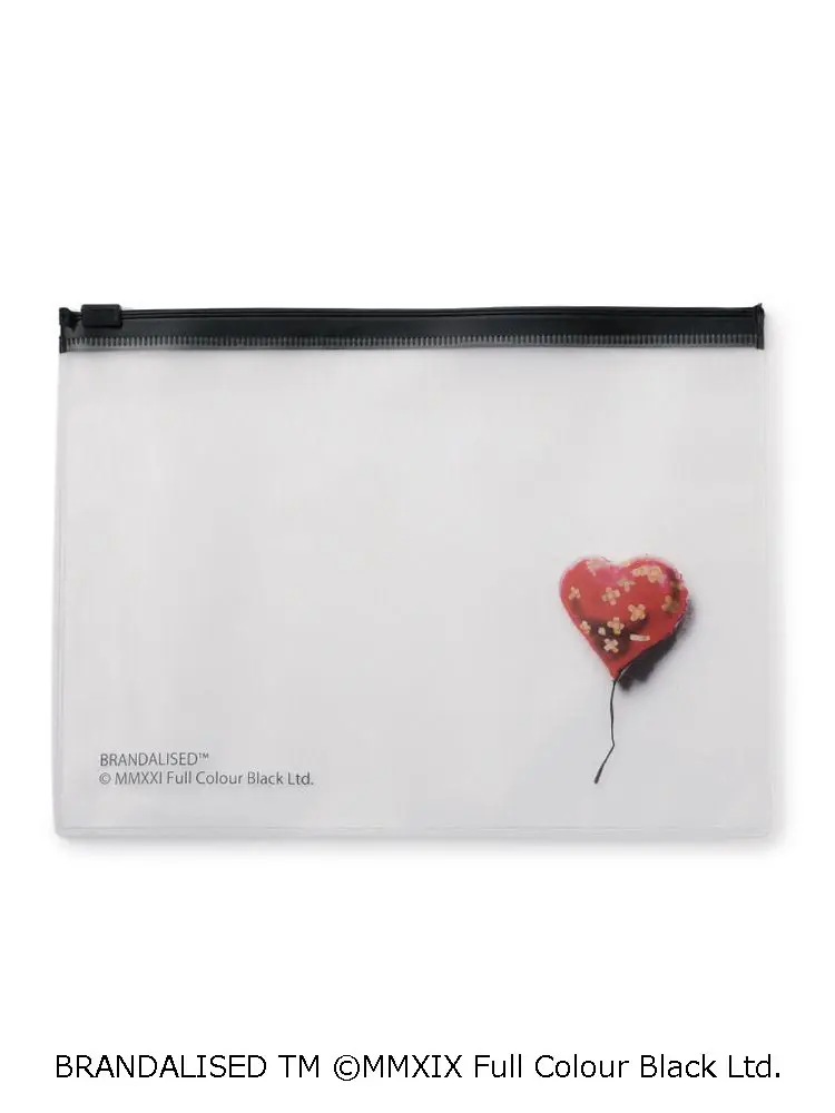 バンクシーのアートフォト マスク ホワイト Bandaged Heart | P.S.FA