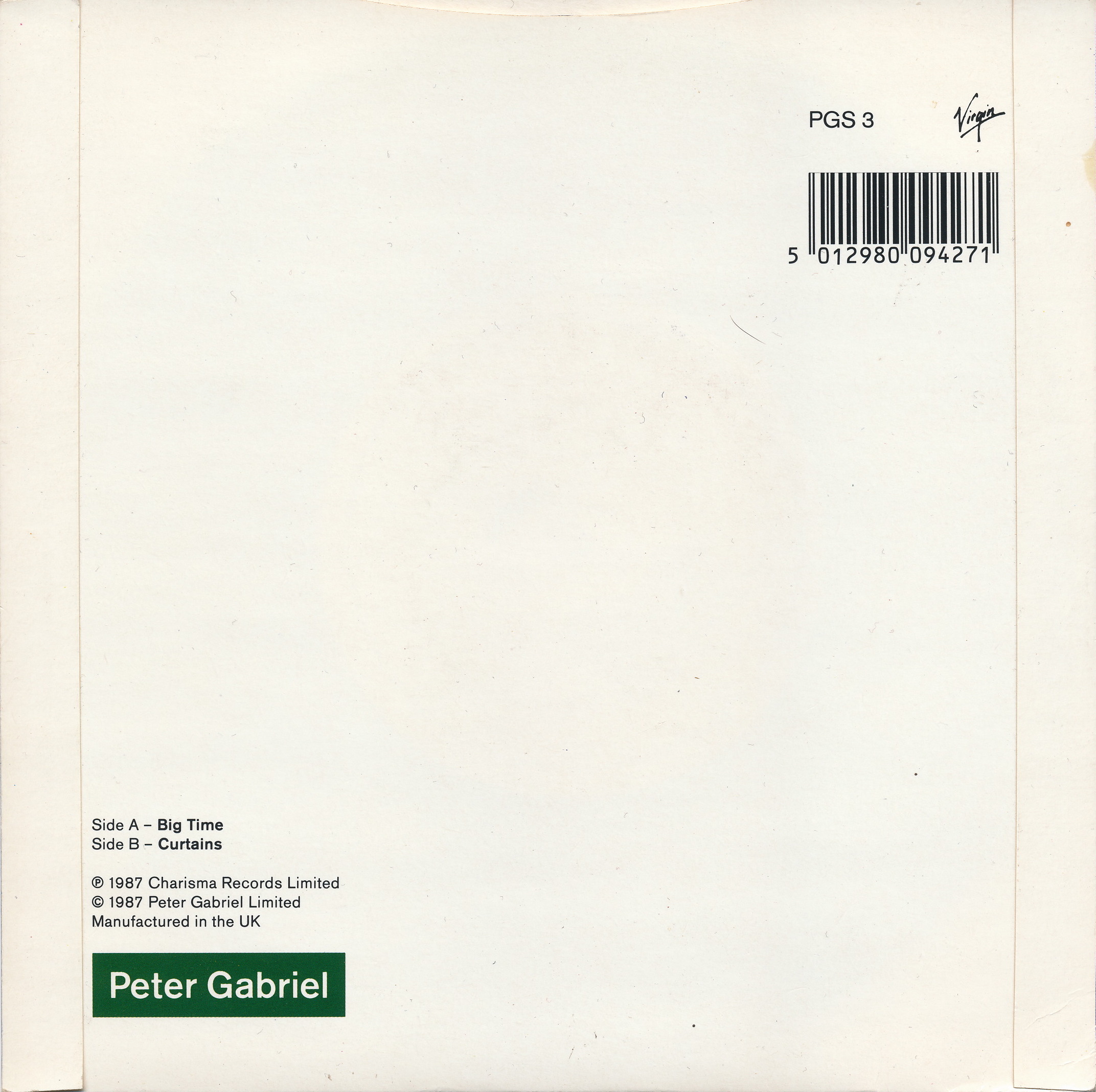 Big Time - PeterGabriel.com