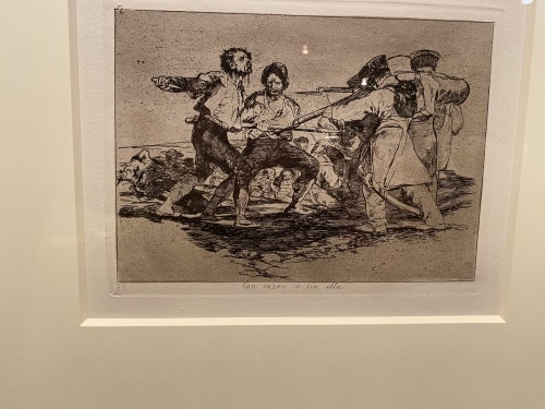 国立西洋美術館 ゴヤ版画展 戦争の惨禍 : L'art de croire 竹下節子ブログ