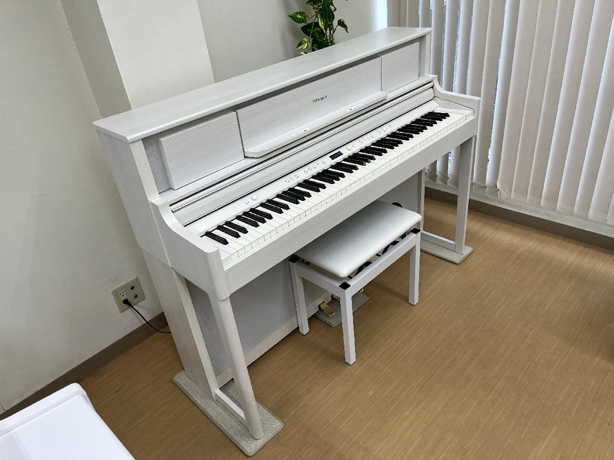 Roland LX705GP-SR 19年製 中古 電子ピアノ 木製鍵盤 椅子付き