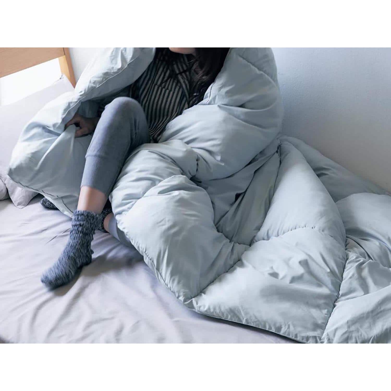 羽毛のようにあたたかい洗える抗菌防臭防ダニ掛け布団（掛け布団/羽毛