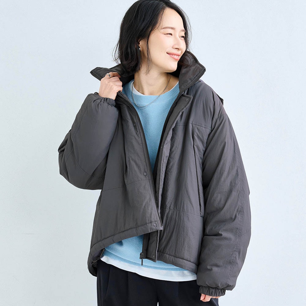 2月19日再値下げ】 襟2WAY中わたコート(スタイルノート/StyleNote