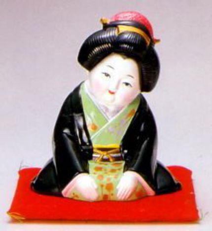 多くの福を招くお福人形とお多福人形の開運縁起置物 特価で通販