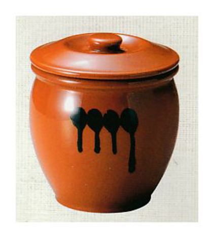 漬物や梅干しの保存容器に陶器のかめ 激安 ＜ 【山口陶器店】縁起置物