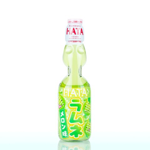 瓶ラムネ メロン味 ＊ケース販売 ＜ ハタ鉱泉WEBショップ