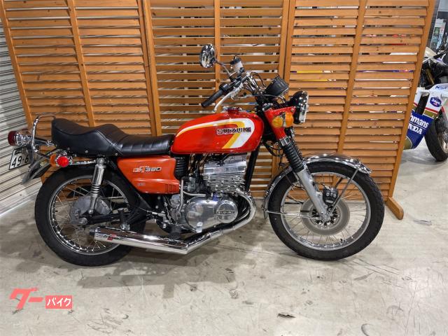 スズキ GT380 1973年モデル サンパチ 前ディスクブレーキ