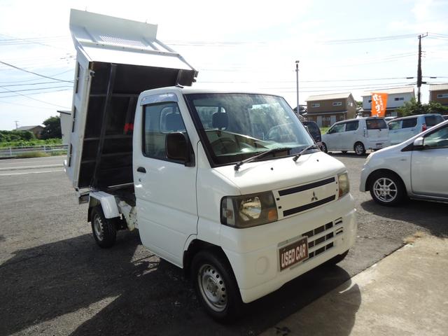 三菱 ミニキャブトラック 楽床ダンプ 4WD PTOダンプ 5速の中古