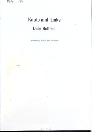 Knots Links by Dale Rolfsen - AbeBooks