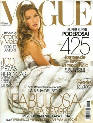 VOGUE Magazine Spain September 2008 GISELE BUNDCHEN Shannan Click