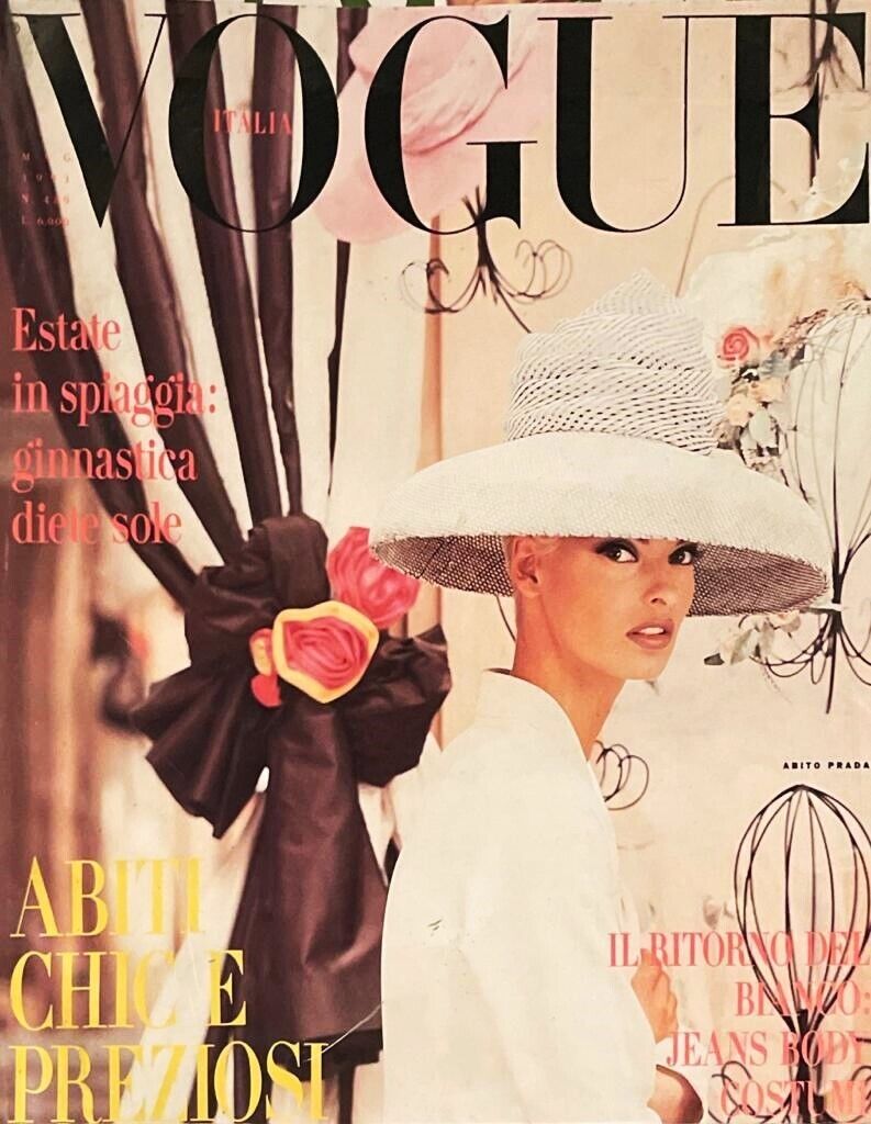VOGUE Magazine Italia 1991 LINDA EVANGELISTA Stephanie Seymour