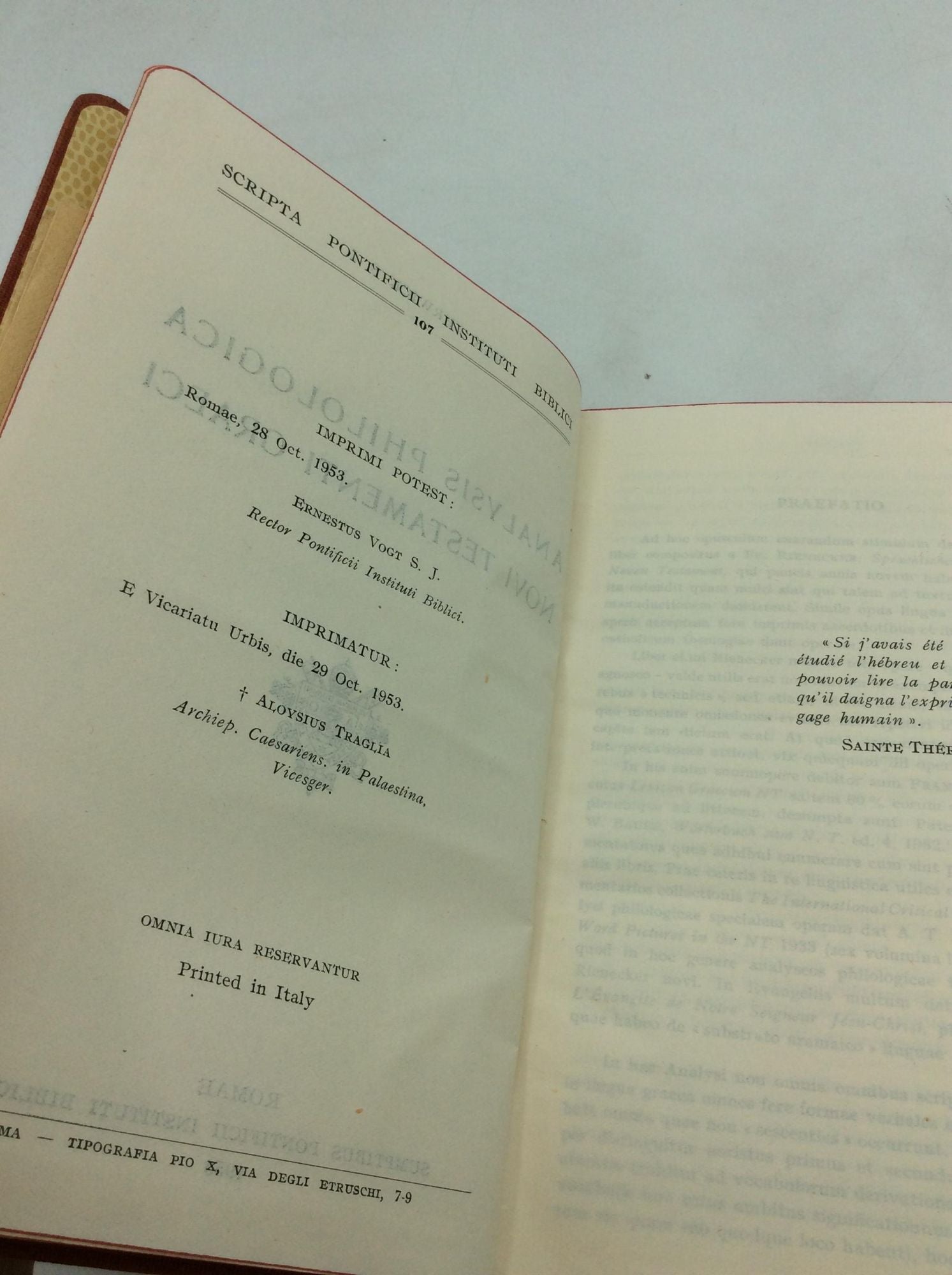 ANALYSIS PHILOLOGICA NOVI TESTAMENTI GRAECI da Max Zerwick: Fair