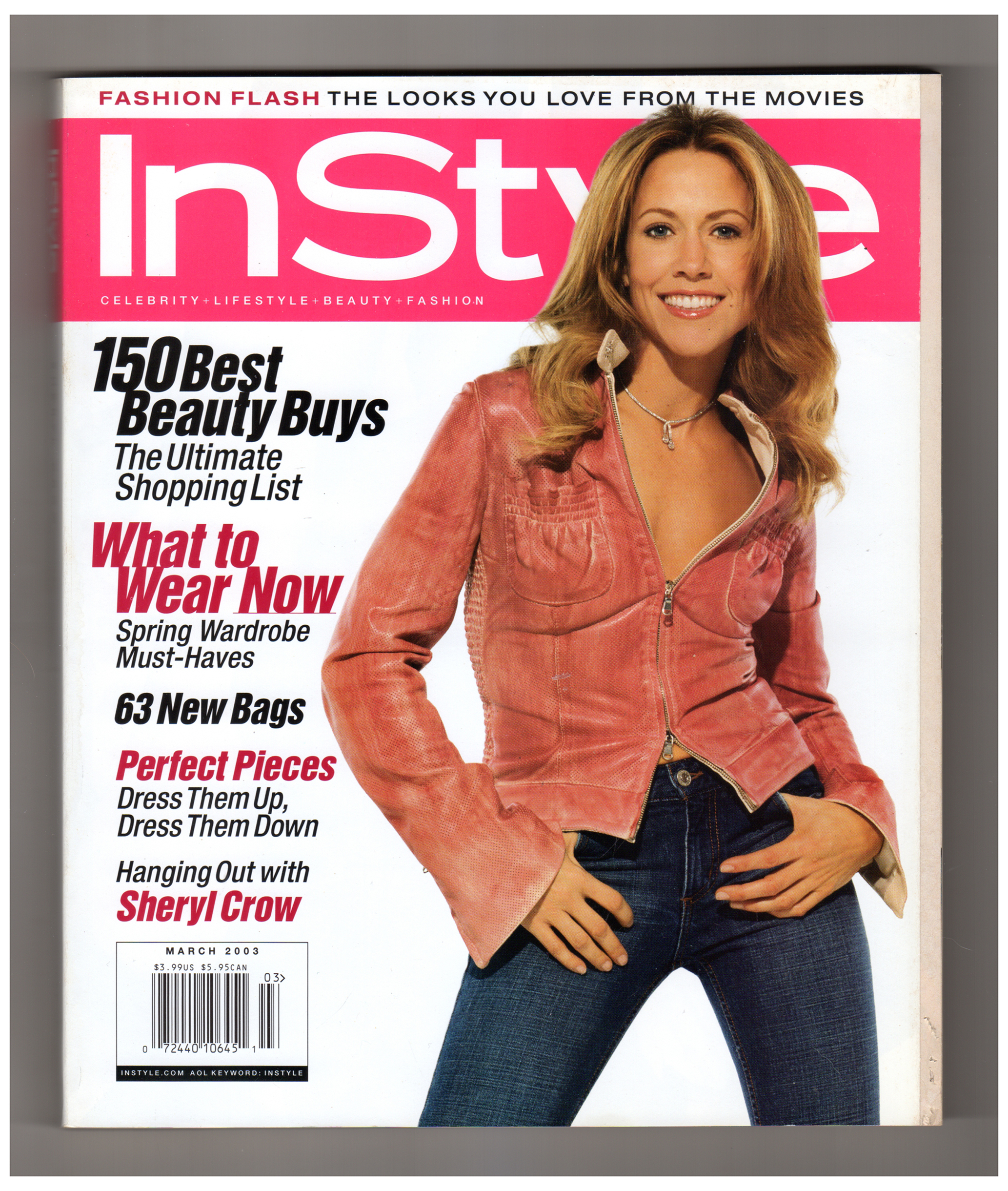 InStyle Magazine, March 2003. Sheryl Crow Cover; Stephanie March