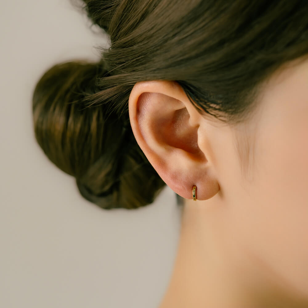 K18 フープピアス│軟骨ピアス│picollet – PICOLLET