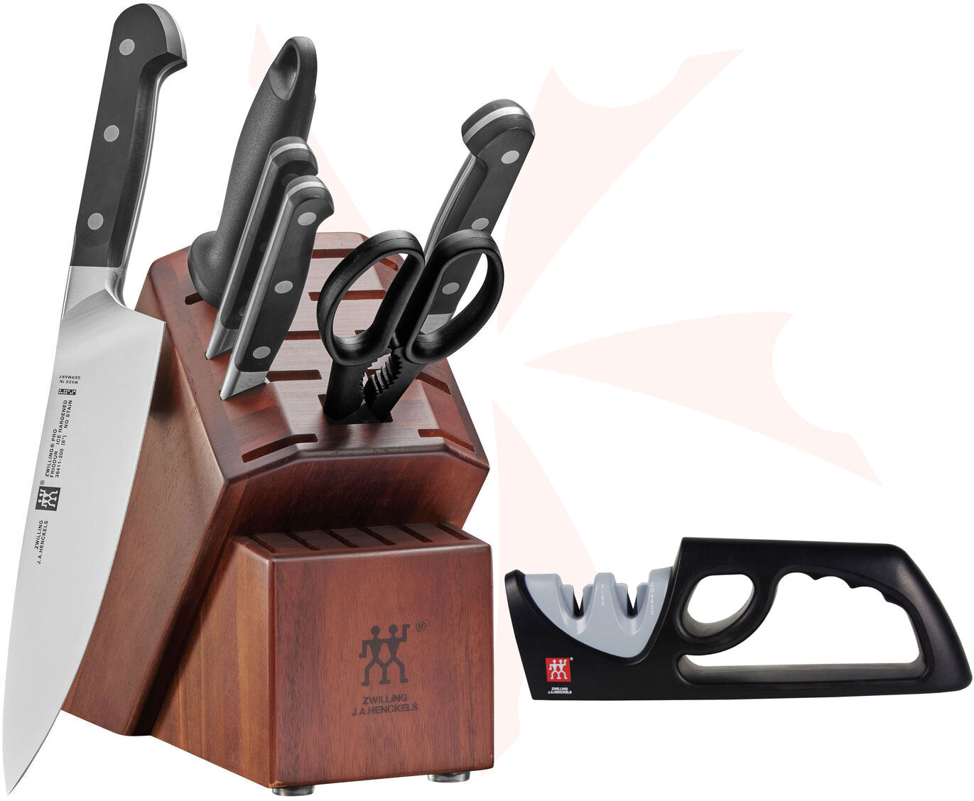 Zwilling J.A. Henckels Pro 7 Piece Knife Block Set with Bonus
