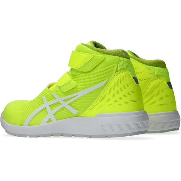 アシックス 安全靴 ウィンジョブCP120 セーフティイエロー×ホワイト